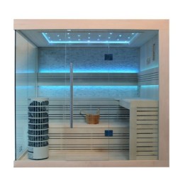 Luxusní finská sauna Bellagio E1246C Cilindro 180x180x216