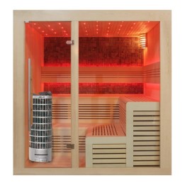 Luxusní finská sauna Bellagio EOSPA E1213C 180x180x210