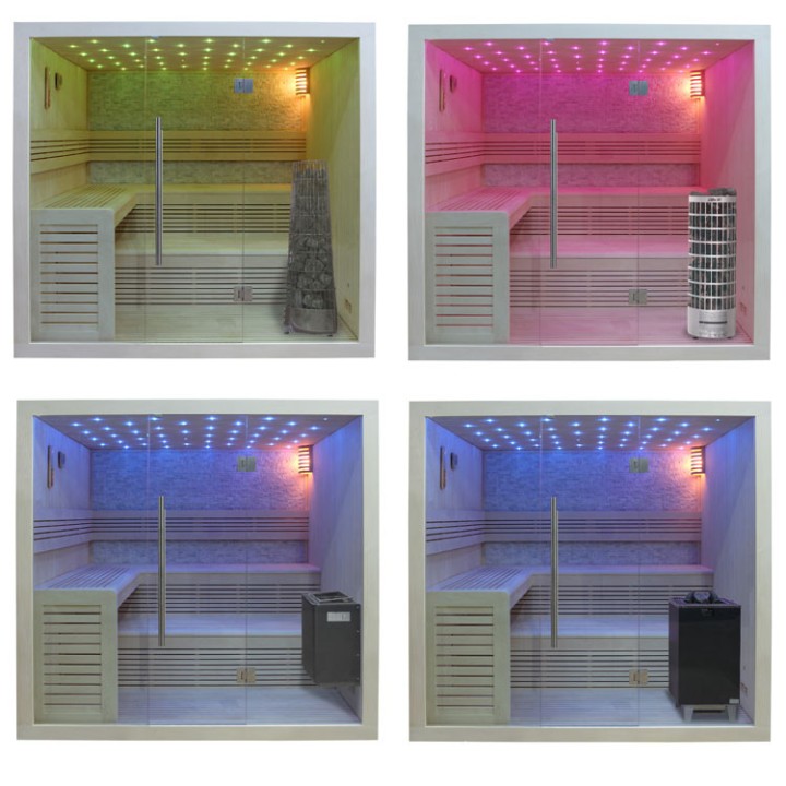 Luxusní finská sauna Bellagio EOSPA E1102A Cilindro 220x200x210