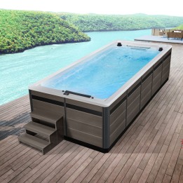 SWIM SPA Innovation550 550x230 bílý skelet, šedý kabinet grau