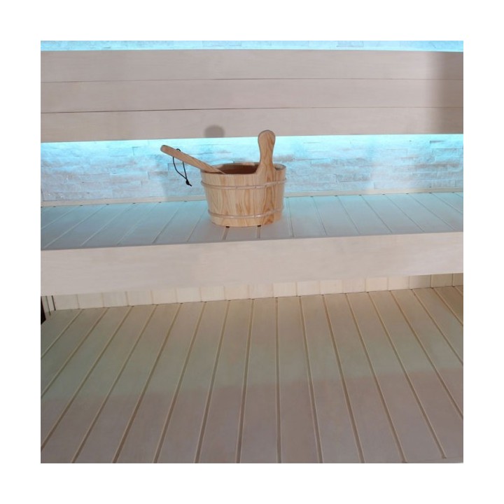 Luxusní finská sauna AWT E1246C Cilindro 180x180x216