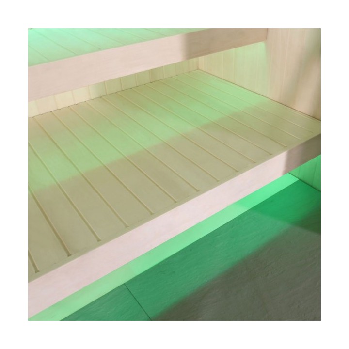Luxusní finská sauna AWT E1246C Cilindro 180x180x216