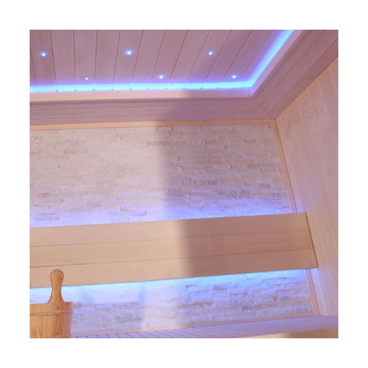 Luxusní finská sauna AWT E1246C Cilindro 180x180x216