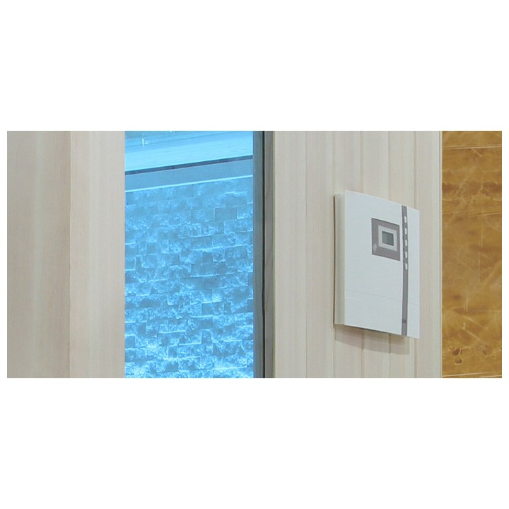 Luxusní finská sauna AWT E1246C Cilindro 180x180x216
