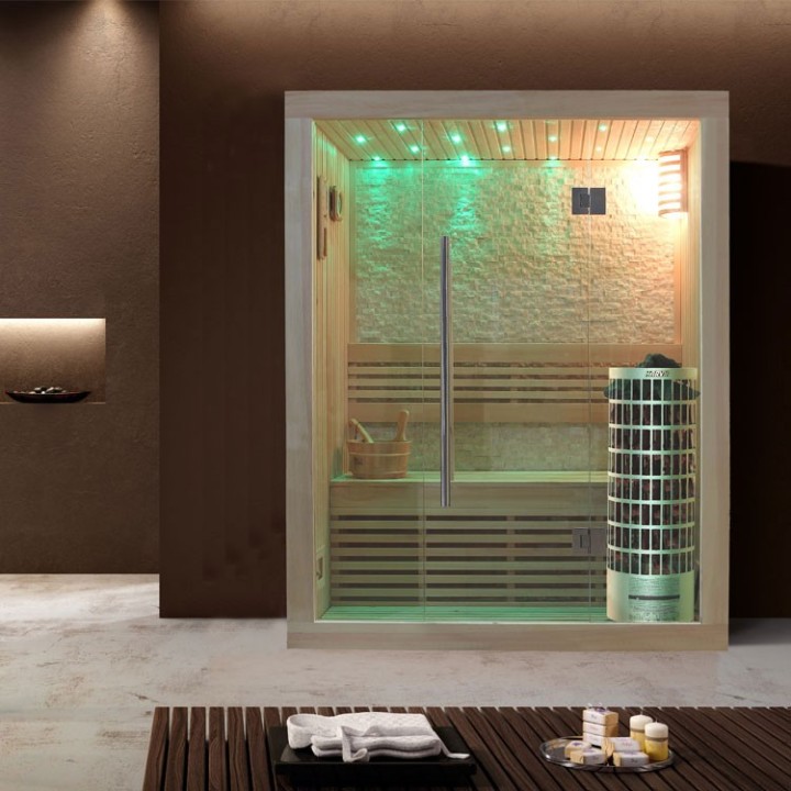 Luxusní finská sauna Bellagio E1103C Cilindro 120x105x190