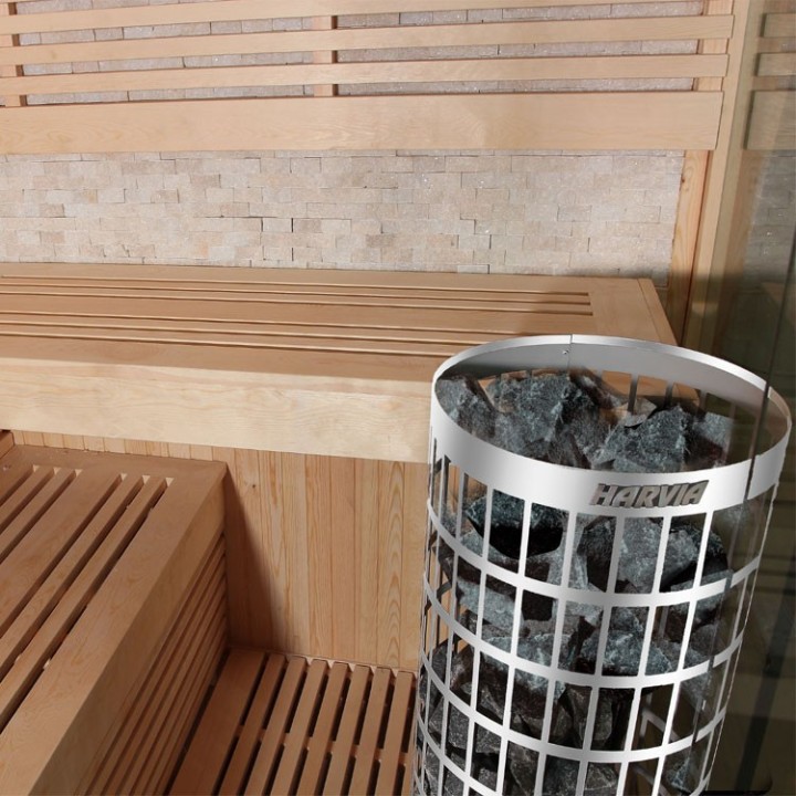 Luxusní finská sauna Bellagio E1103C Cilindro 120x105x190