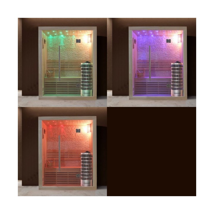 Luxusní finská sauna Bellagio E1103C Cilindro 120x105x190