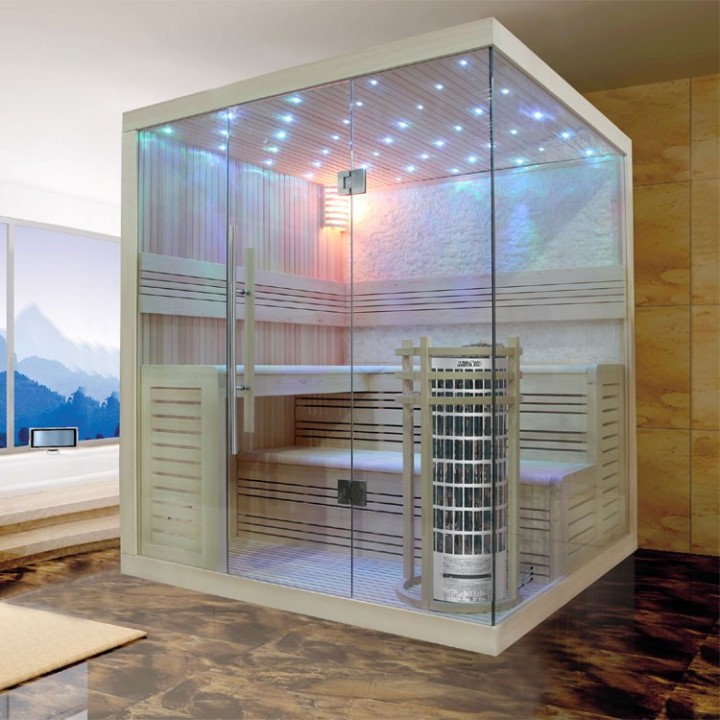 Luxusní finská sauna Bellagio EOSPA E1105A Cilindro 220x180x210