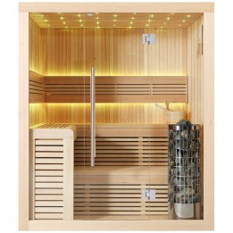 Finská sauna EAGO AWT E1112C hemlock 180×150 9 kW Cilindro