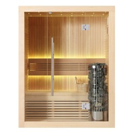 Finská sauna EAGO AWT E1113B hemlock 150×105 6,8 kW Cilindro