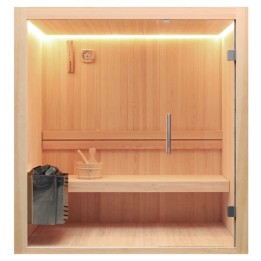 Finská sauna EAGO AWT B1803A borovice 180×120 7 kW TheWall Bi-O