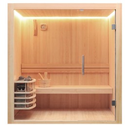 Finská sauna EAGO AWT E1803C borovice 120×120 bez kamen