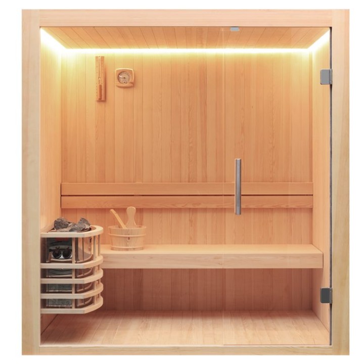 Finská sauna EAGO AWT E1803C borovice 120×120 bez kamen