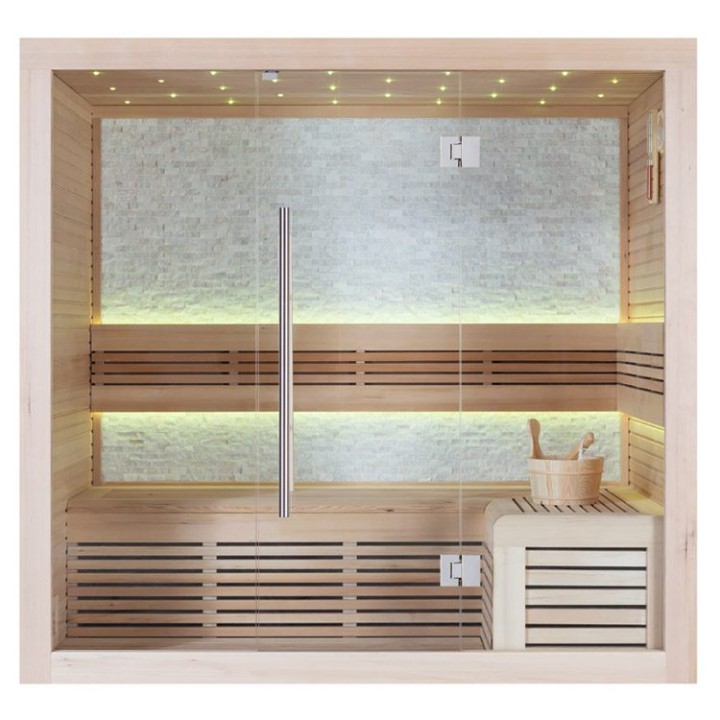 Finská sauna EAGO AWT E1106A hemlock 200×120 bez kamen
