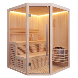 Finská sauna EAGO AWT E1801B borovice 160×160 bez kamen