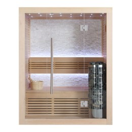 Finská sauna EAGO AWT E1103B hemlock 150×105 6,8 kW Cilindro