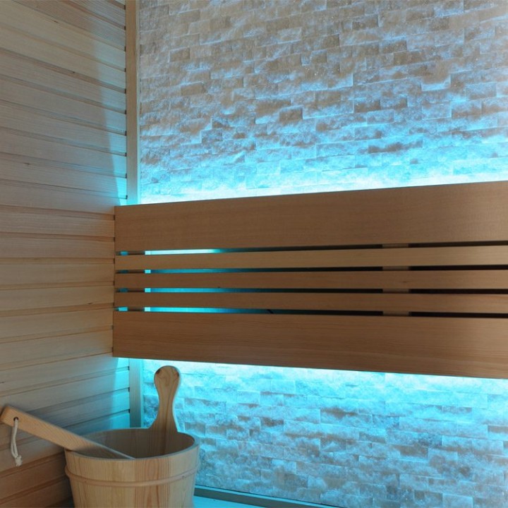 Finská sauna EAGO AWT E1103B hemlock 150×105 6,8 kW Cilindro