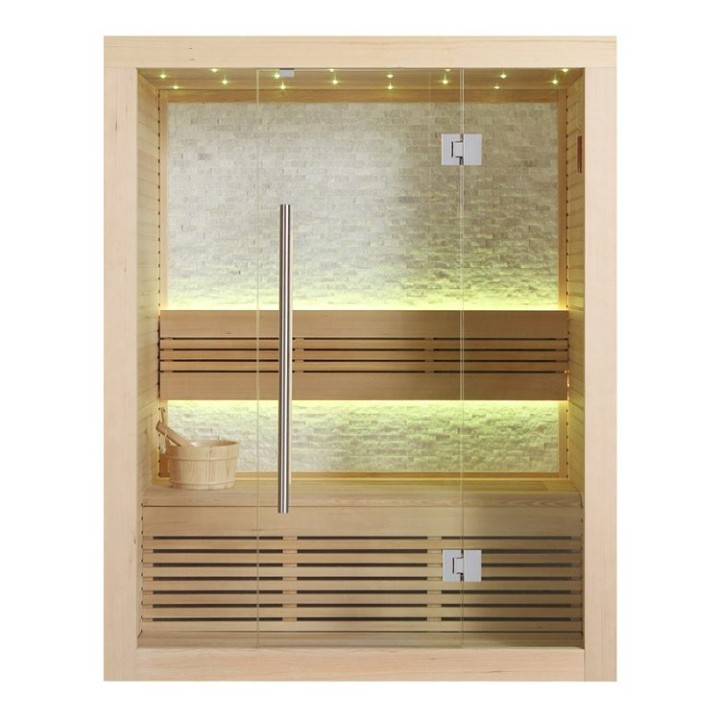 Finská sauna EAGO AWT E1103B hemlock 150×105 bez kamen