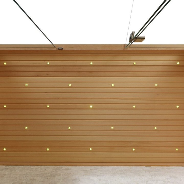Finská sauna EAGO AWT E1106A hemlock 200×120 6,0 kW TheWall