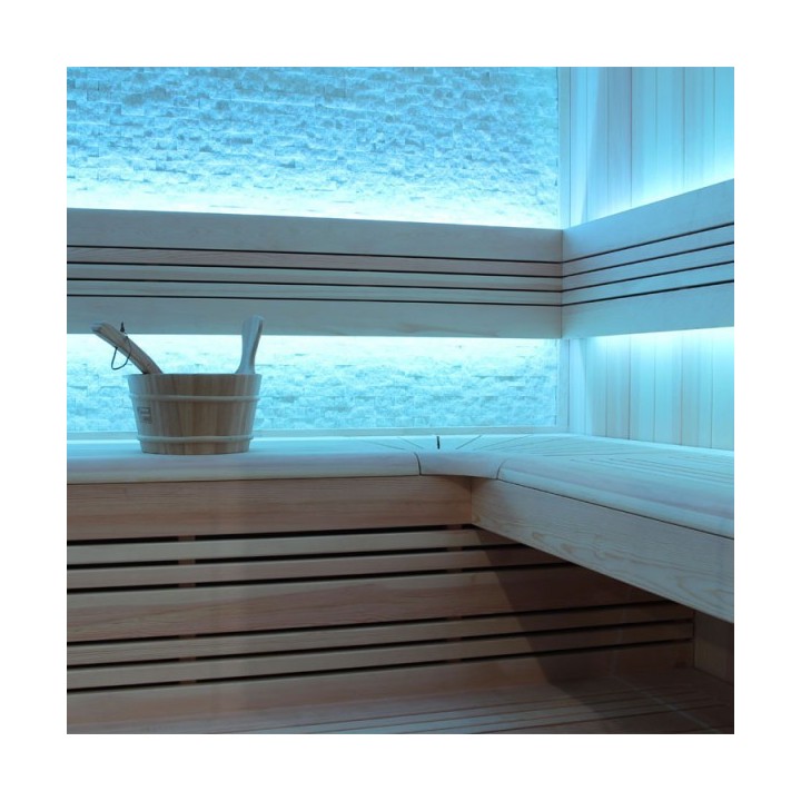 Luxusní finská sauna Bellagio E1246C Cilindro 180x180x216