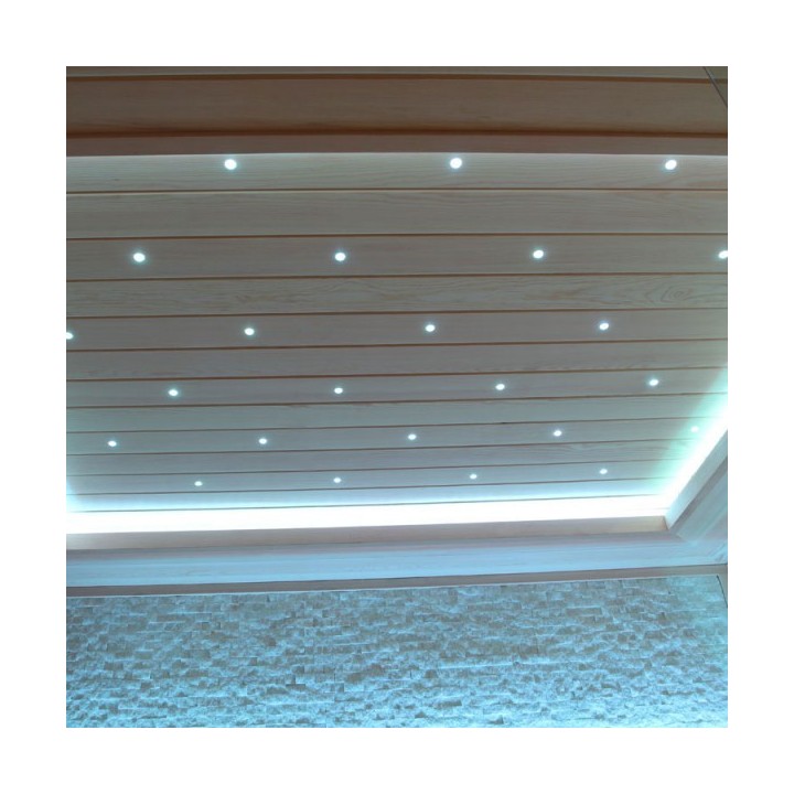 Luxusní finská sauna Bellagio E1246C Kiwi 180x180x216