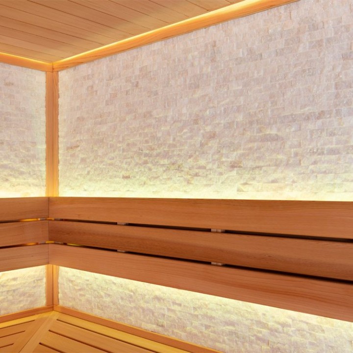 Finská sauna EAGO AWT E1603B červený cedr 200×180 bez kamen