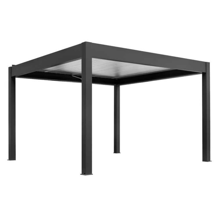 Pergola EAGO AWT P8-4A extreme černobílá 4×4 m elektrická