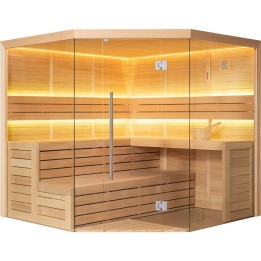 Finská sauna EAGO AWT E1611XL hemlock 250×250 bez kamen