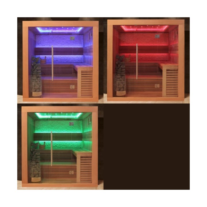 Luxusní finská sauna Bellagio EOSPA E1241C Kiwi 180x170x216