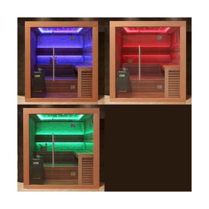 Luxusní finská sauna Bellagio EOSPA B1241C Kiwi 180x170x216