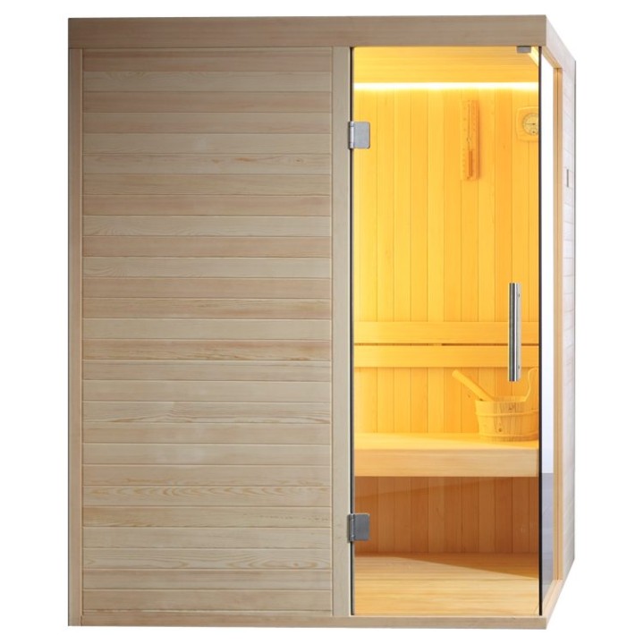 Finská sauna EAGO AWT E1804C borovice 120×120 6 kW Vega
