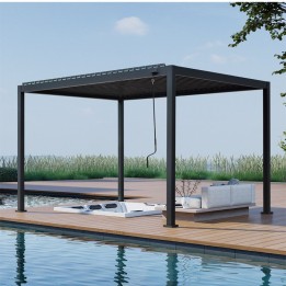 Pergola EAGO AWT P2-3B basic antracitová 3x4m s Handkurbel