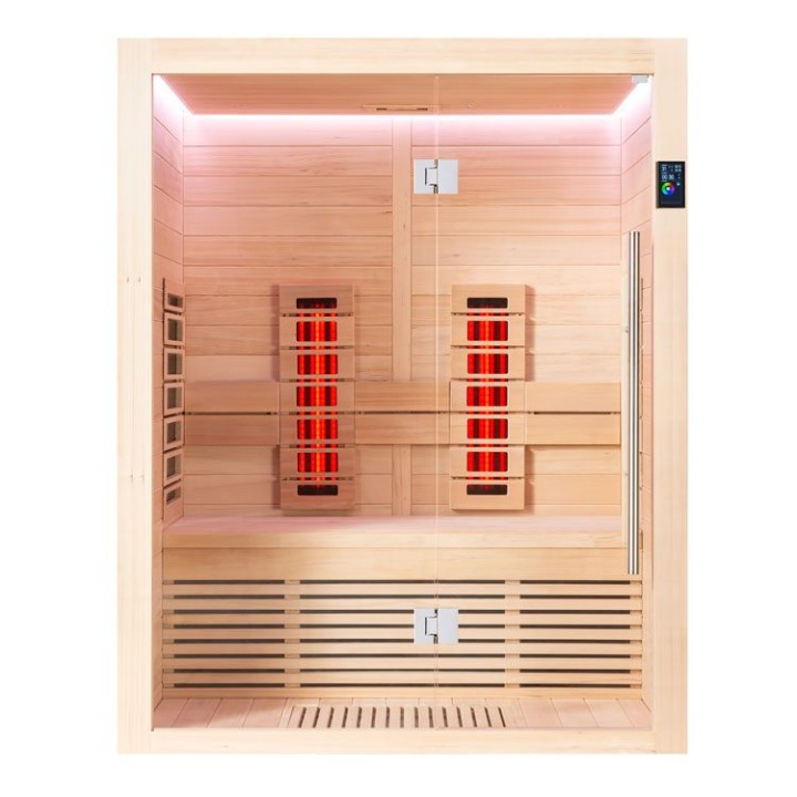 Infrakabina EAGO AWT E1250C-IR hemlock 150×110 bez kamen