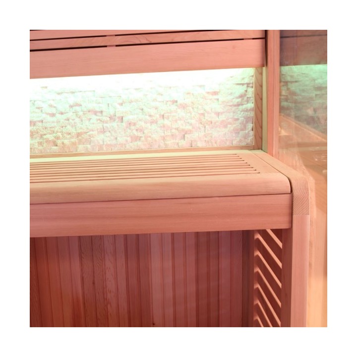 Luxusní finská sauna Bellagio E1242C Kiwi 180x180x216