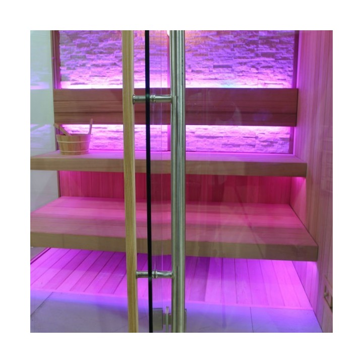Luxusní finská sauna Bellagio E1242A Kiwi 220x220x216
