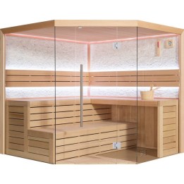 Finská sauna EAGO AWT E1601C hemlock 180×180 bez kamen