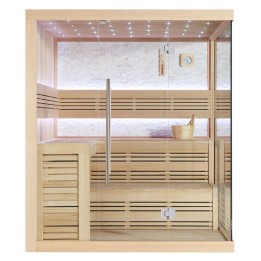 Finská sauna EAGO AWT E1105C hemlock 180×180 bez kamen
