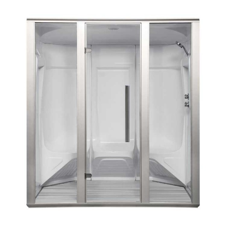 Parní sauna EAGO AWT S204B alu 190×131 9 kW Harvia