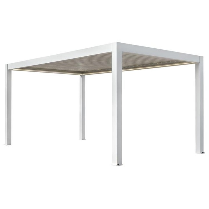 Pergola EAGO AWT P8-3C extreme bílá 3×5 m elektrická