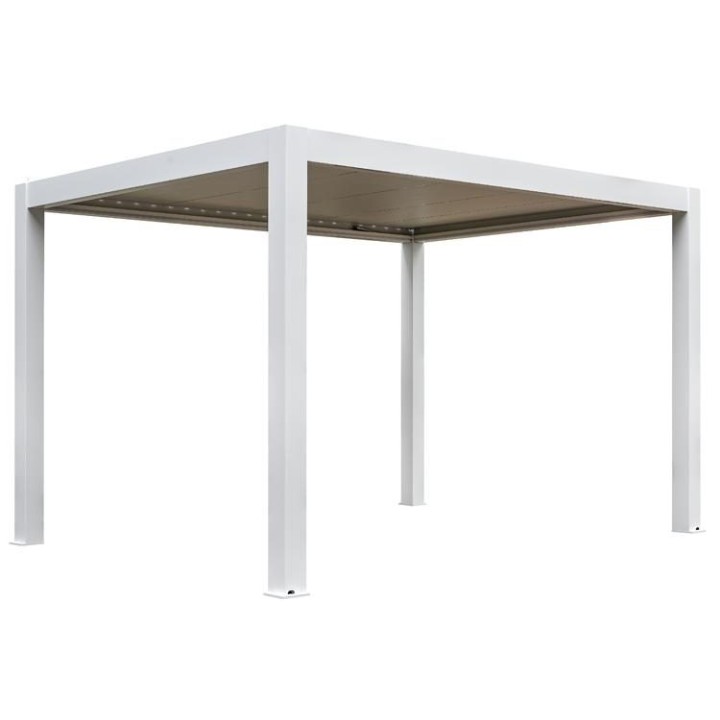 Pergola EAGO AWT P8-3B extreme bílá 3×4 m elektrická