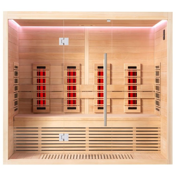 Infrakabina EAGO AWT E1250A-IR hemlock 210×110 6 kW TheWall