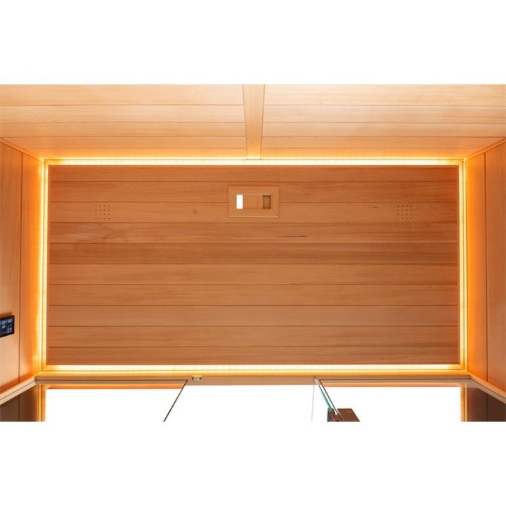 Infrakabina EAGO AWT E1250A-IR hemlock 210×110 6 kW TheWall