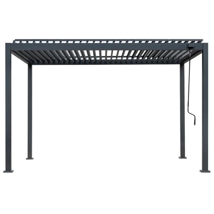 Pergola EAGO AWT P2-3B basic antracitová 3x4m s Handkurbel