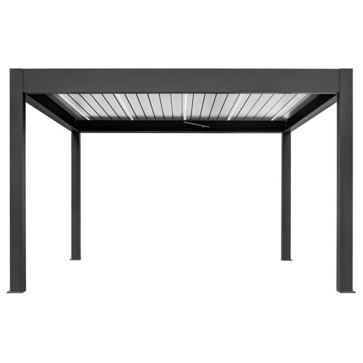 Pergola EAGO AWT P8-4A extreme černobílá 4×4 m elektrická