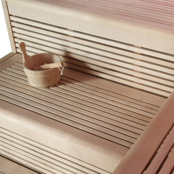 Finská sauna EAGO AWT E1111A hemlock 220×220 bez kamen