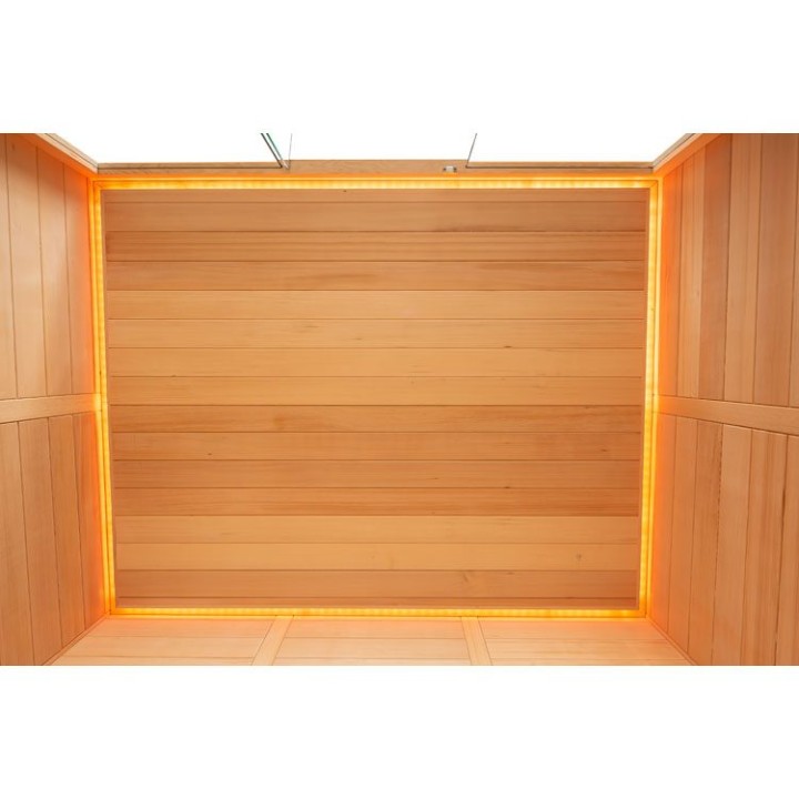 Finská sauna EAGO AWT E1614A-IR hemlock 200×160 bez kamen