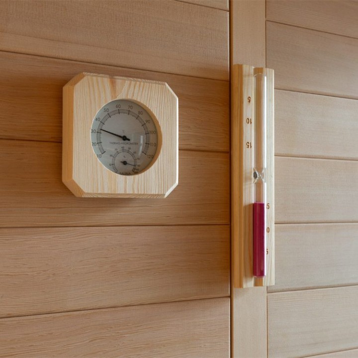 Finská sauna EAGO AWT E1622C hemlock 180×160 9 kW TheWall