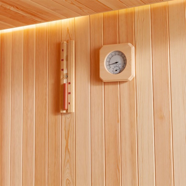 Finská sauna EAGO AWT E1801XL borovice 200×200 8 kW Vega