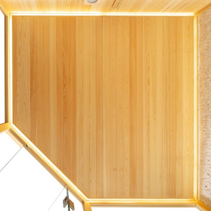 Finská sauna EAGO AWT E1811B borovice 160×160 bez kamen