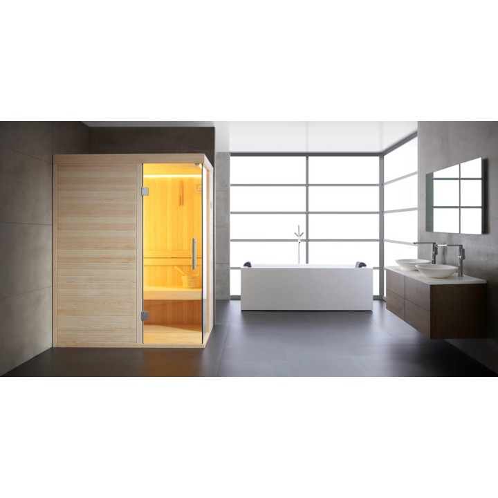 Finská sauna EAGO AWT E1813C borovice 120×120 bez kamen
